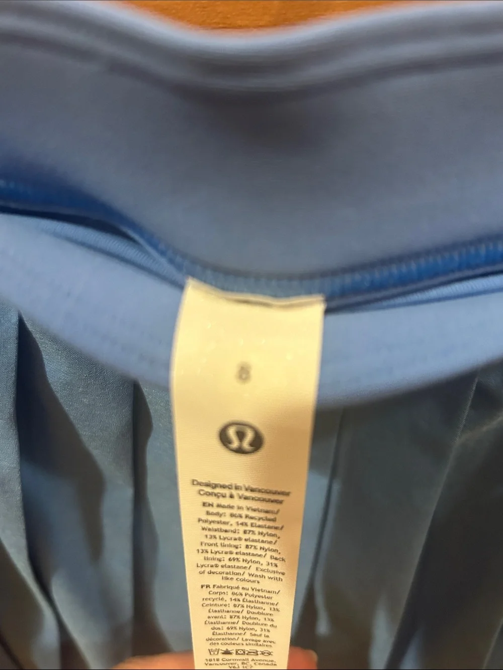lululemon athletica Pleated Skirt in Blue